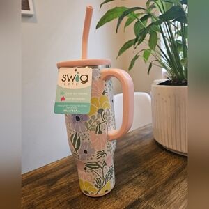 Swig Floral Insulated Tumbler - Pink